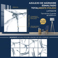 【Entrega gratuita até casa em Soyo】Azulejo Artístico Polido KLKP66038 600x600mm Branco Seda King.Tiles Piso e Parede