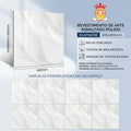 【Entrega gratuita até casa em Soyo】Azulejo Artístico Polido KLKP66038 600x600mm Branco Seda King.Tiles Piso e Parede