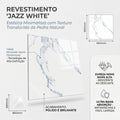 【Entrega gratuita até casa em Soyo】Porcelanato CA66028 Jazz White 600x600mm Veios Azul Cinza HD Inkjet Polido Brilhante