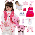 Bebê Reborn Boneca Realista Girafinha Luxo Em Silicone Pode Dar Banho Envio Imediato