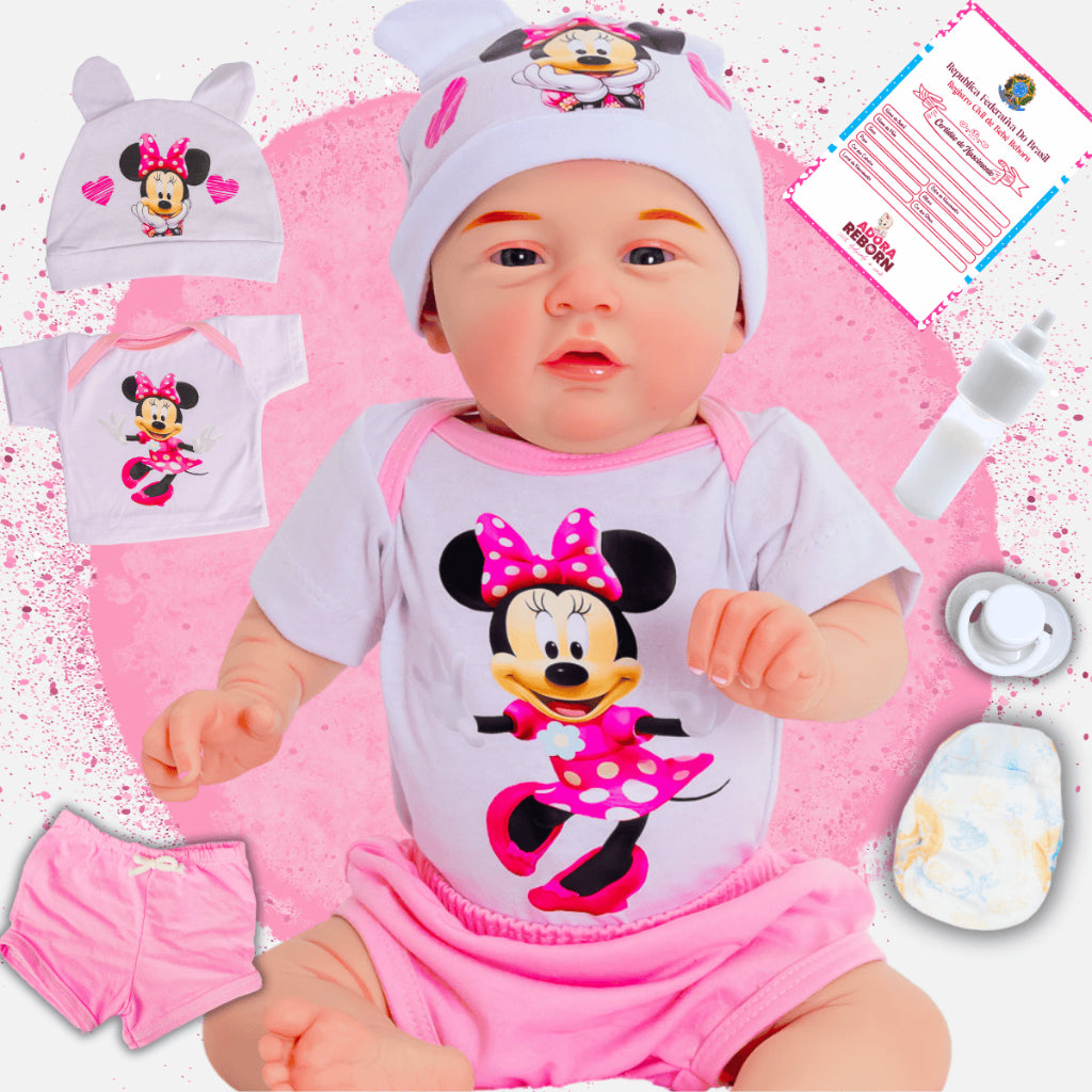 Bebê Reborn Boneca Realista Menina Mary Angel Silicone Pode Dar Banho Original Envio Imediato
