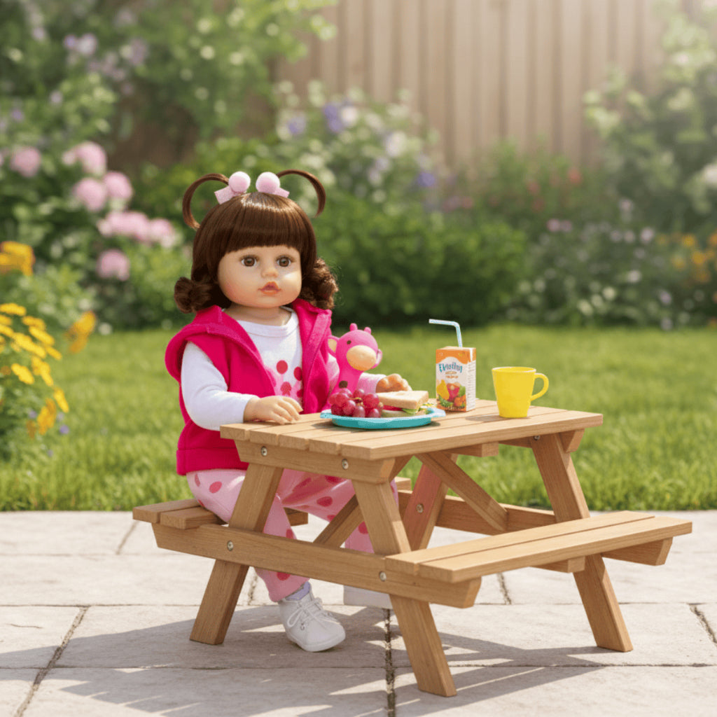Bebê Reborn Boneca Realista Girafinha Luxo Em Silicone Pode Dar Banho Envio Imediato