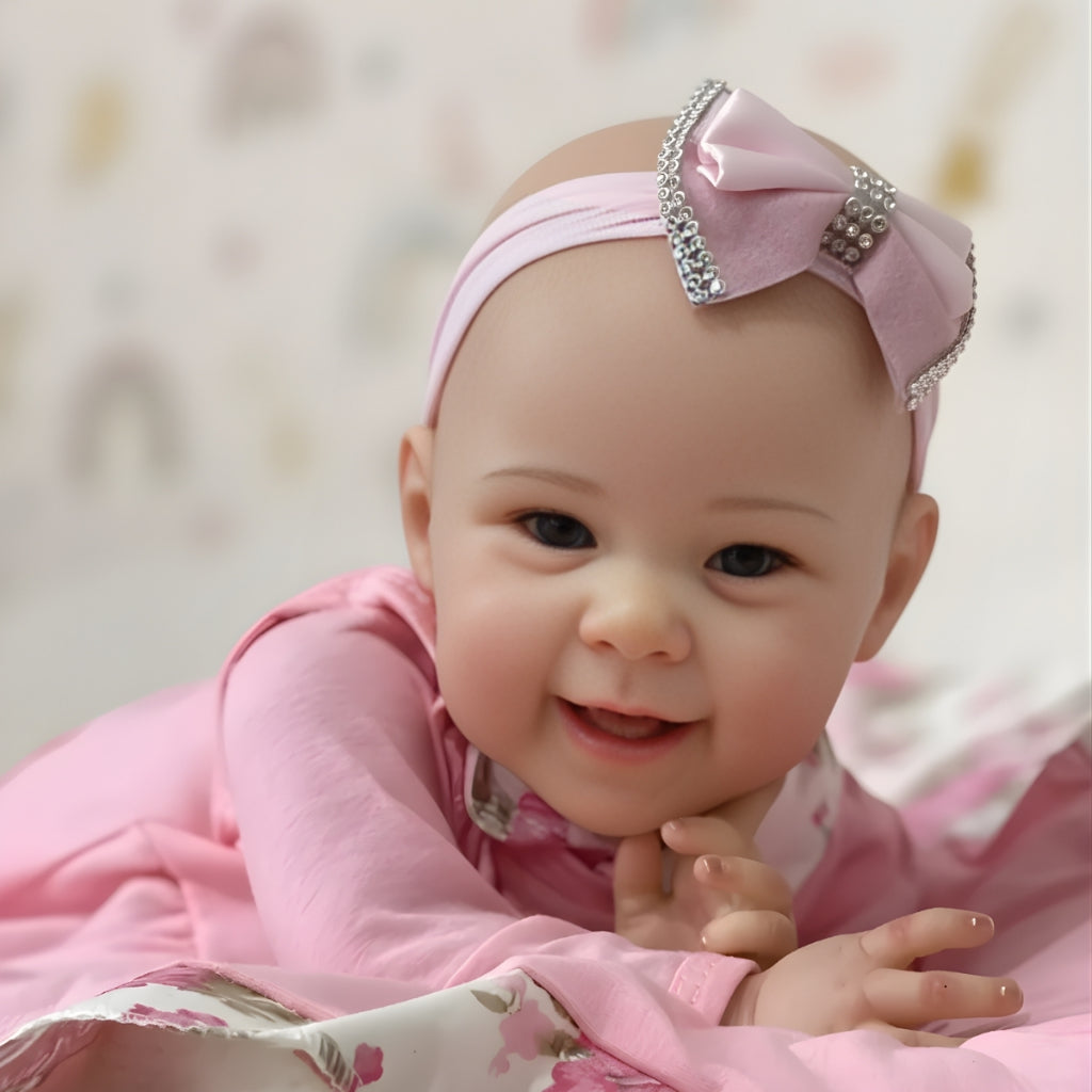 Bebê Reborn Menina Realista Toma Banho Enxoval Completo 50cm