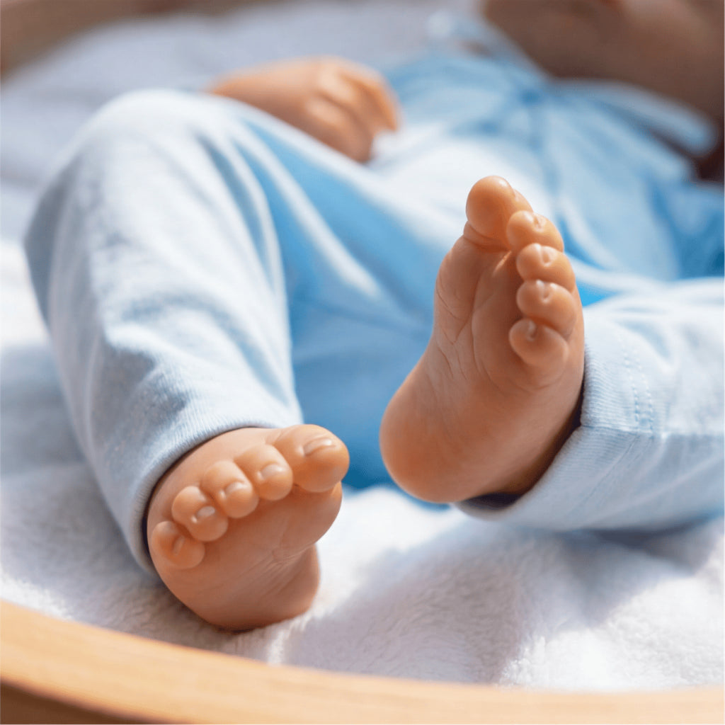 Bebê Boneco Reborn Siliconado Rosali Boy Realista Pode dar Banho Em Promoção