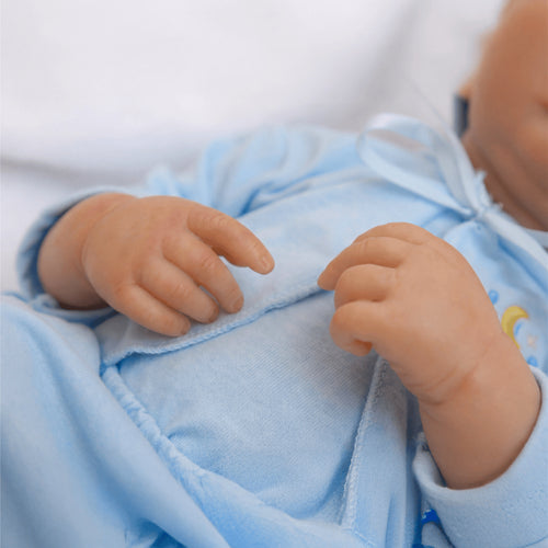 Bebê Boneco Reborn Siliconado Rosali Boy Realista Pode dar Banho Em Promoção