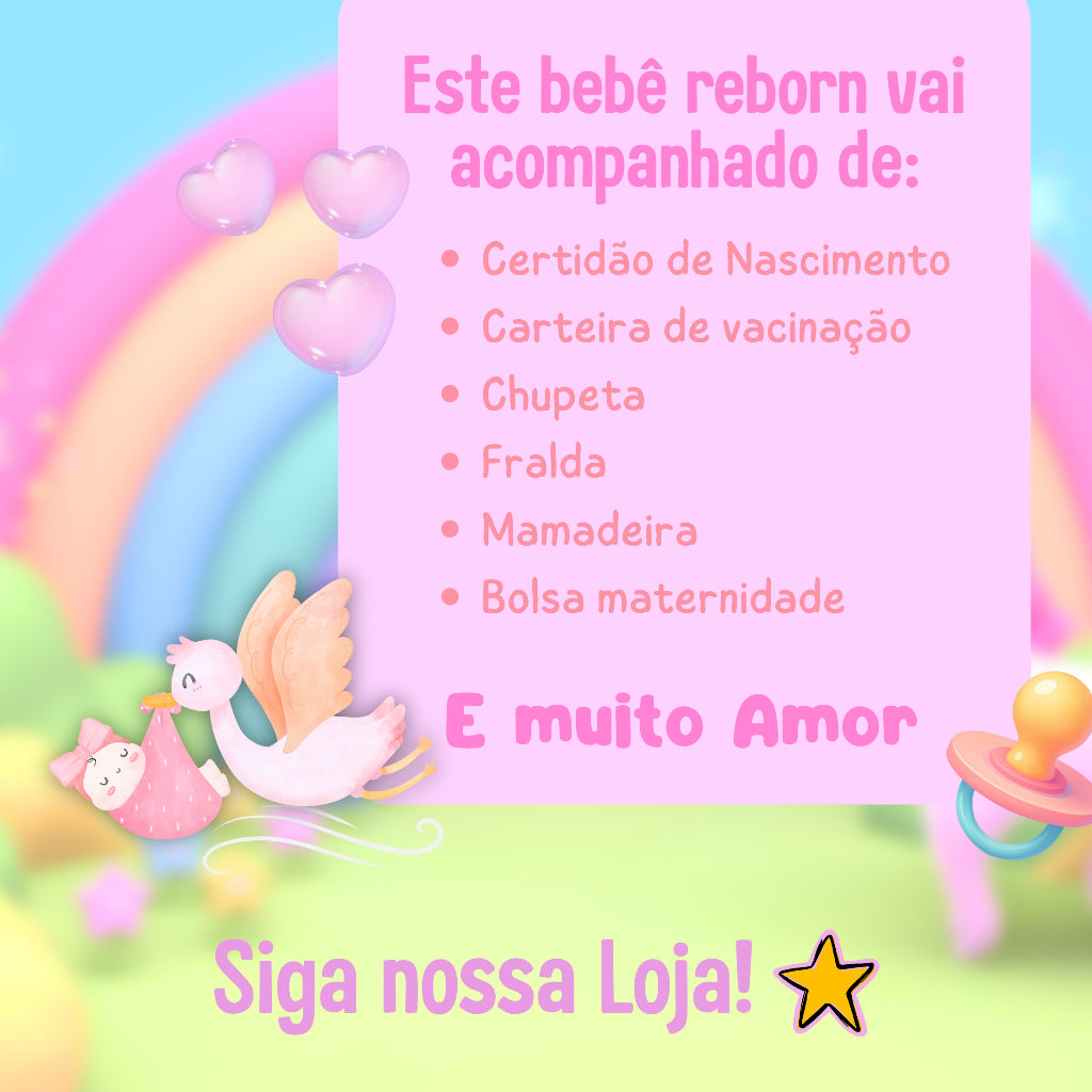 Bebê Reborn Boneca Realista Menina Mary Angel Silicone Pode Dar Banho Original Envio Imediato