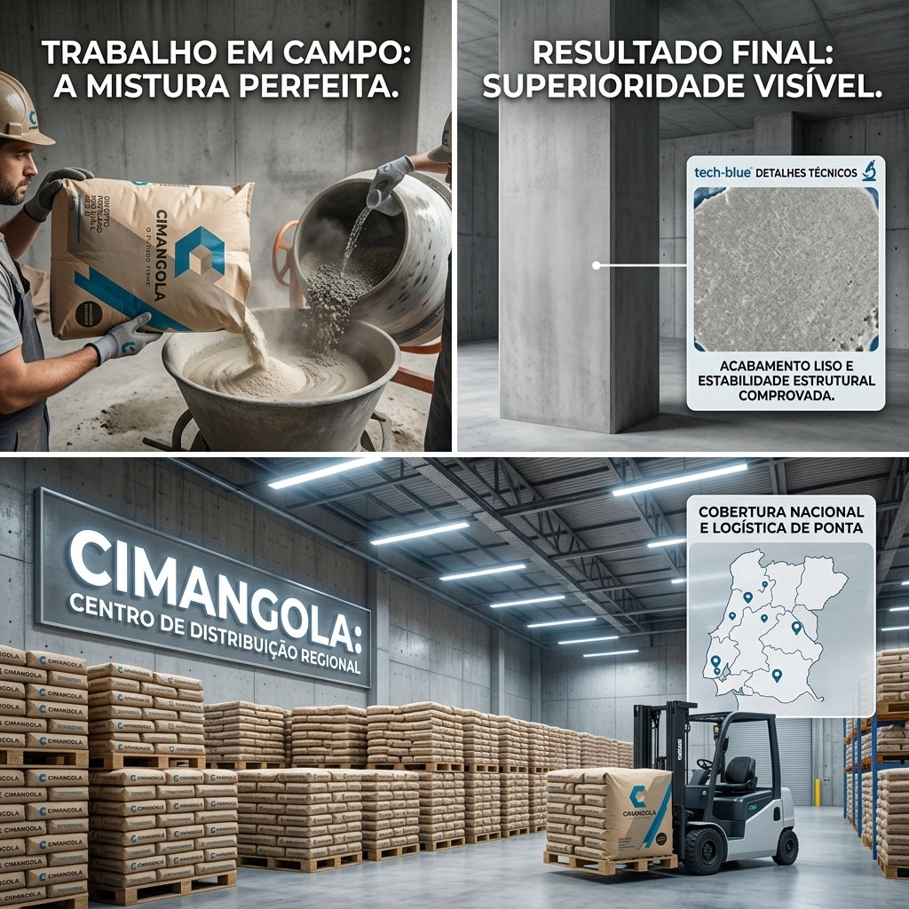 Cimento Cimangola 42.5N Portland | Alta Resistência e Endurecimento Rápido